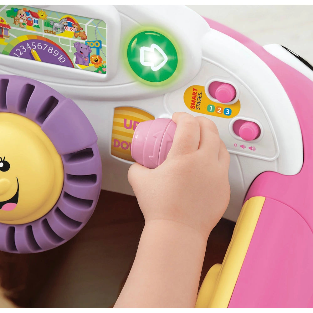 Fisher-Price Laugh & Learn Crawl Around Learning Car - Pink