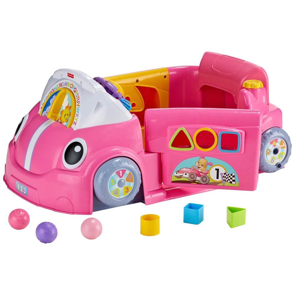 Fisher-Price Laugh & Learn Crawl Around Learning Car - Pink