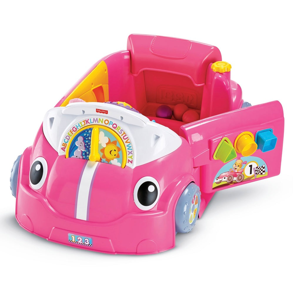Fisher-Price Laugh & Learn Crawl Around Learning Car - Pink