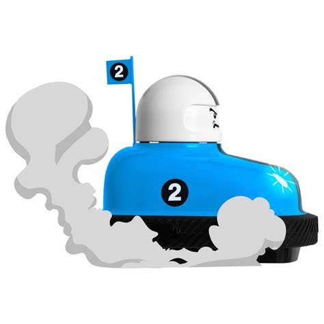 Sharper Image Road Rage Speed Radio Control Bumper Cars