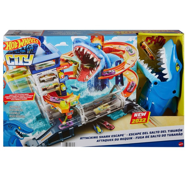 Hot Wheels City Shark Strike Rescue Playset