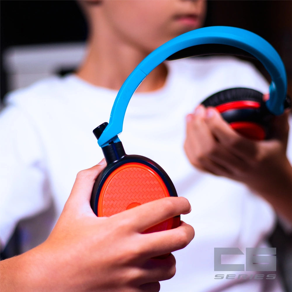 Stealth C6-100 Multi-Format Gaming Headset - Neon Blue & Red