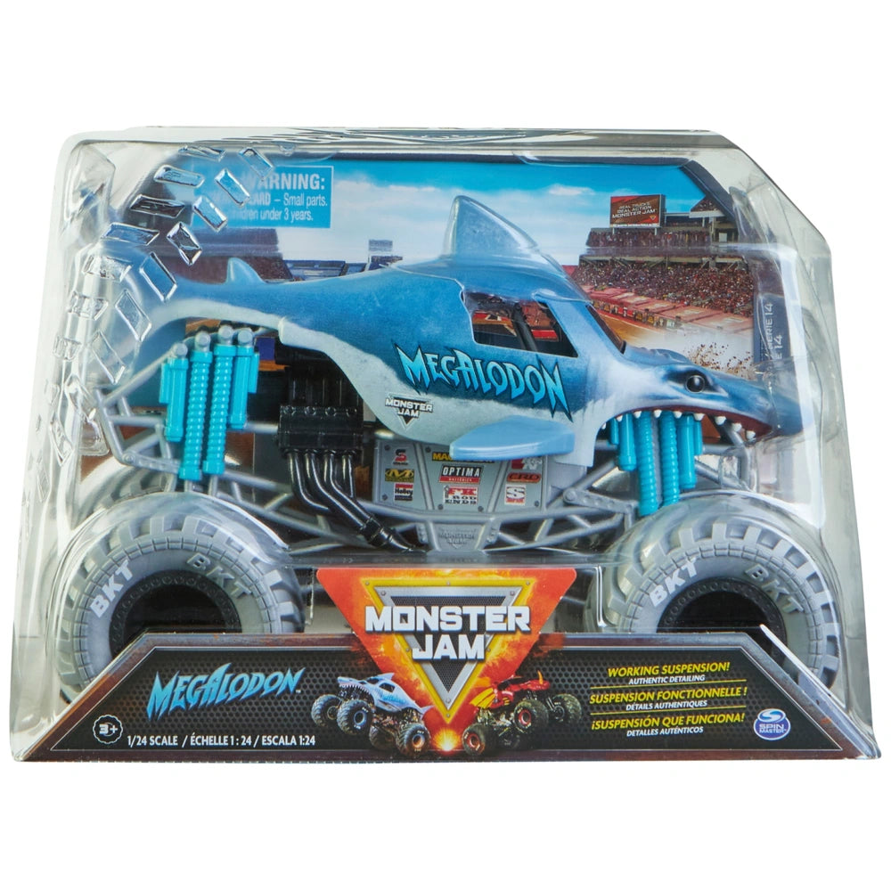 Monster Jam Monster Truck Diecast Meglodon 1:24 Scale
