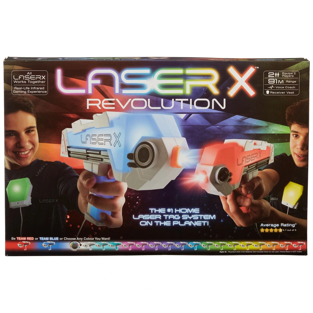 Laser X Revolution Laser Tag Double Blasters 2 Pack