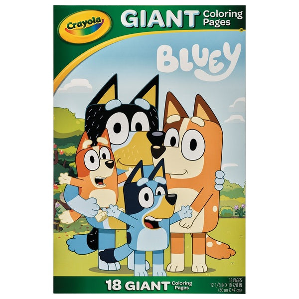 Crayola Bluey Giant Colouring Pages