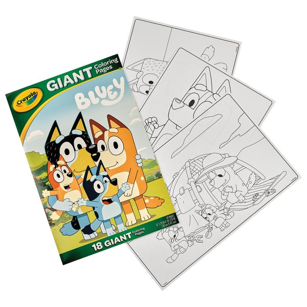 Crayola Bluey Giant Colouring Pages