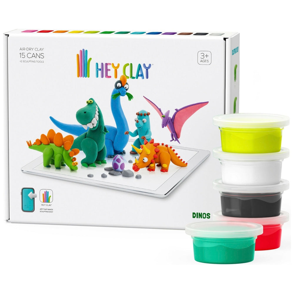 Hey Clay Dinos 15 Can Set