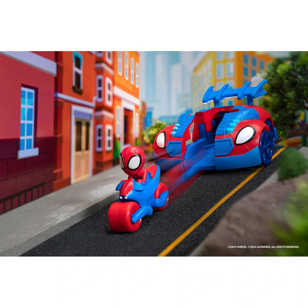 Marvel's Spidey And His Amazing Friends Web Strike 2 N 1 Vehicle