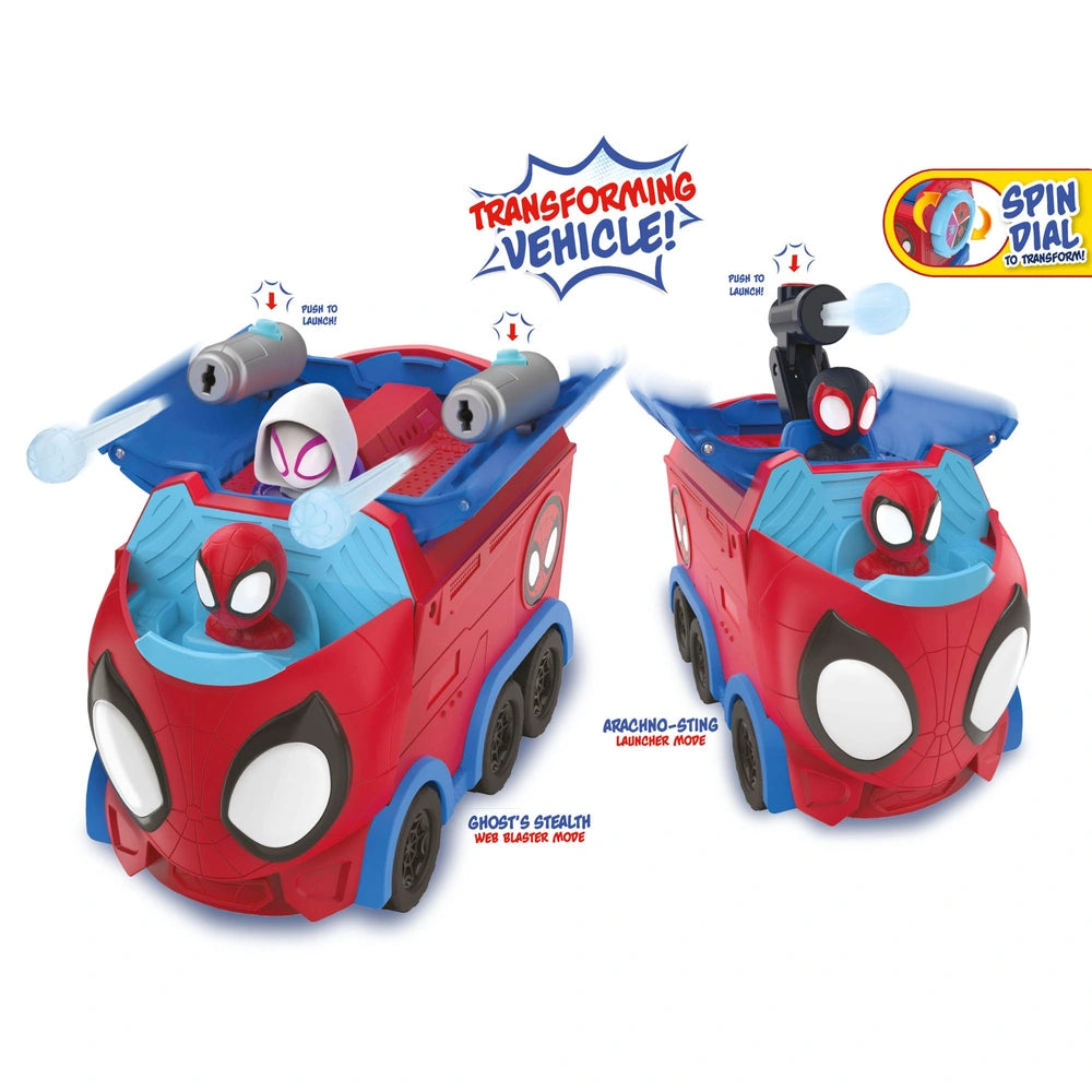 Marvel's Spidey And His Amazing Friends Web Spinning Hauler