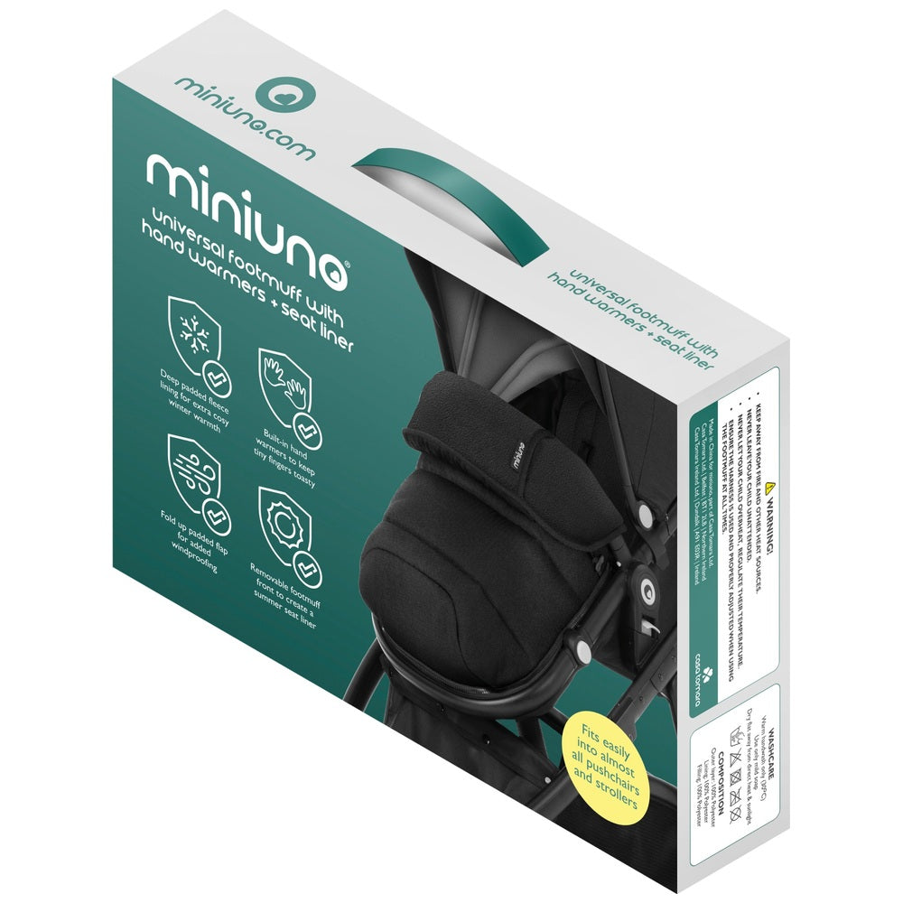 Miniuno Universal Footmuff Black