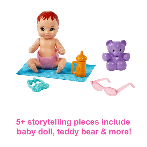 Barbie Skipper Babysitters Pushchair And 2 Dolls Playset