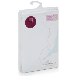 Baby Elegance Waterproof Mattress Protector - Cot Size (120X60Cm)