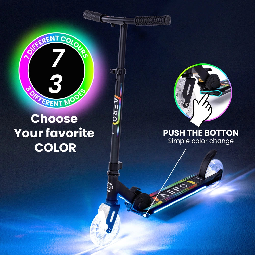 Aero C3 Scooter With Dynamic Rgb Lights