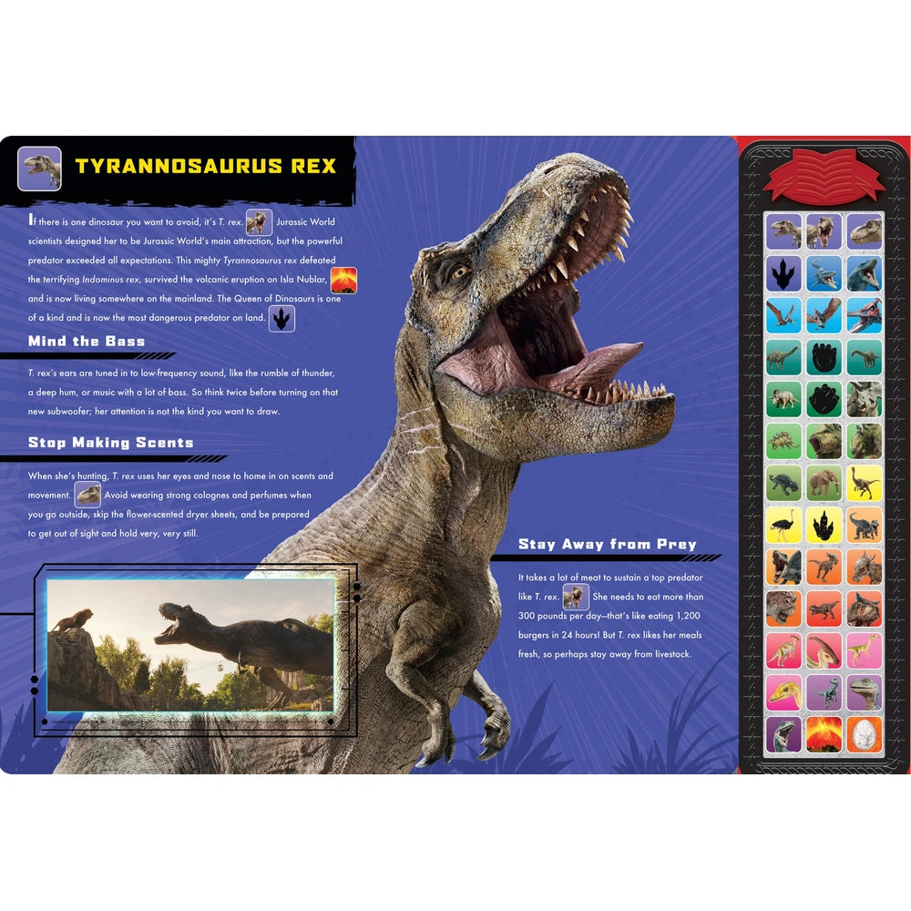 Jurassic World Dinosaurs In Your World Sound Book
