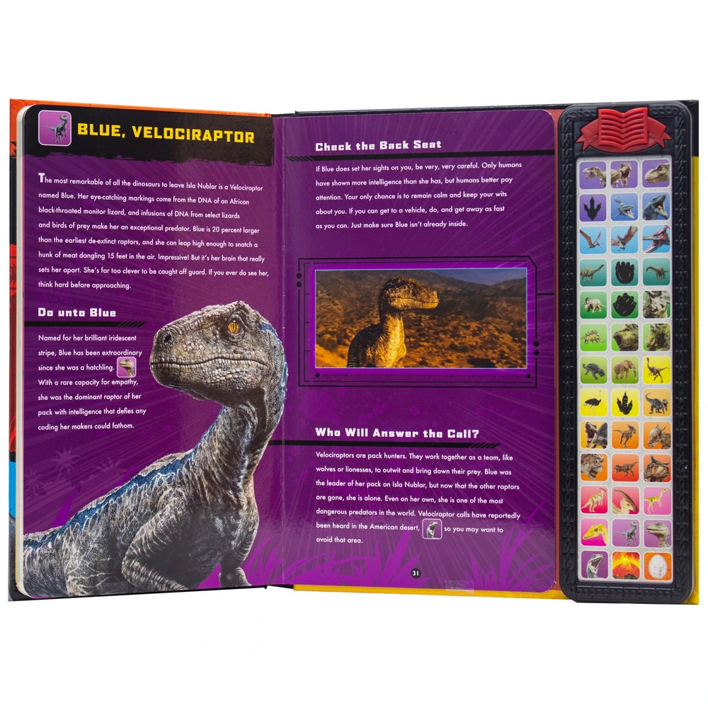 Jurassic World Dinosaurs In Your World Sound Book