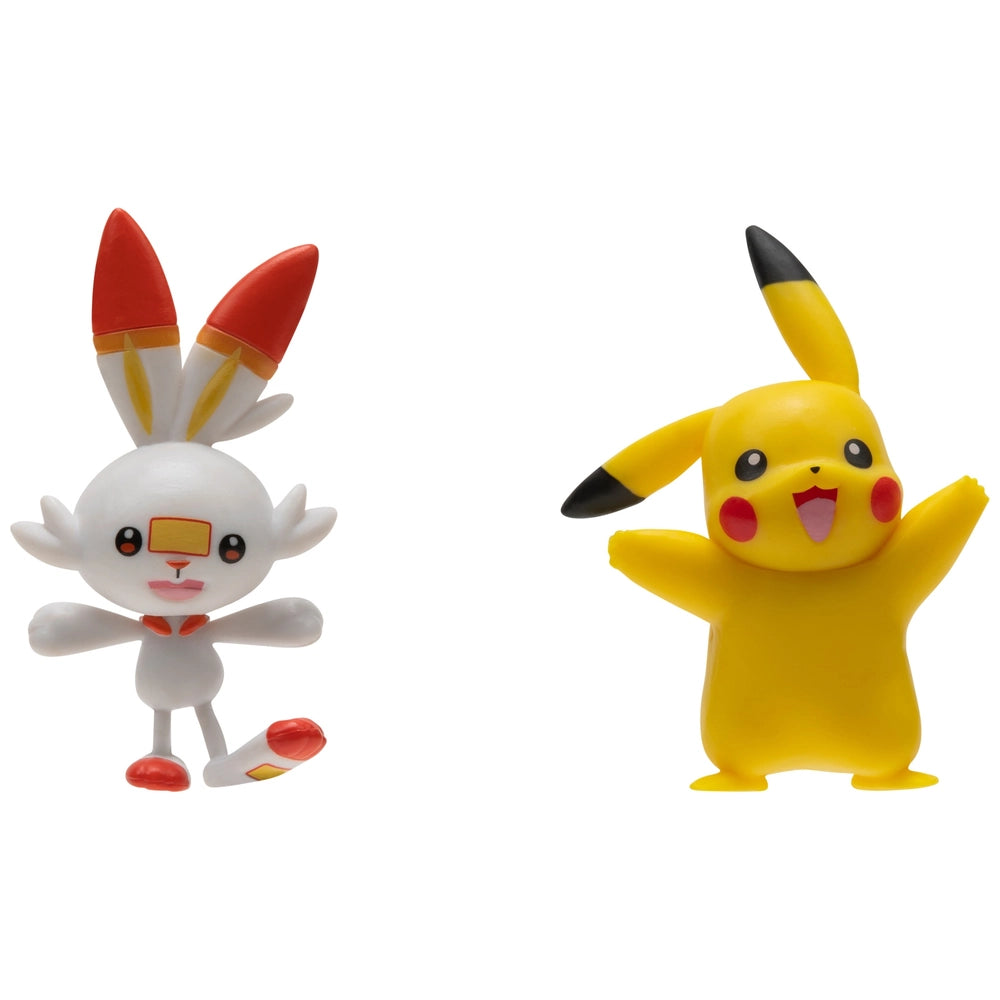 Pokémon Clip 'N' Go Belt 5Cm Scorbunny And 5Cm Pikachu Set