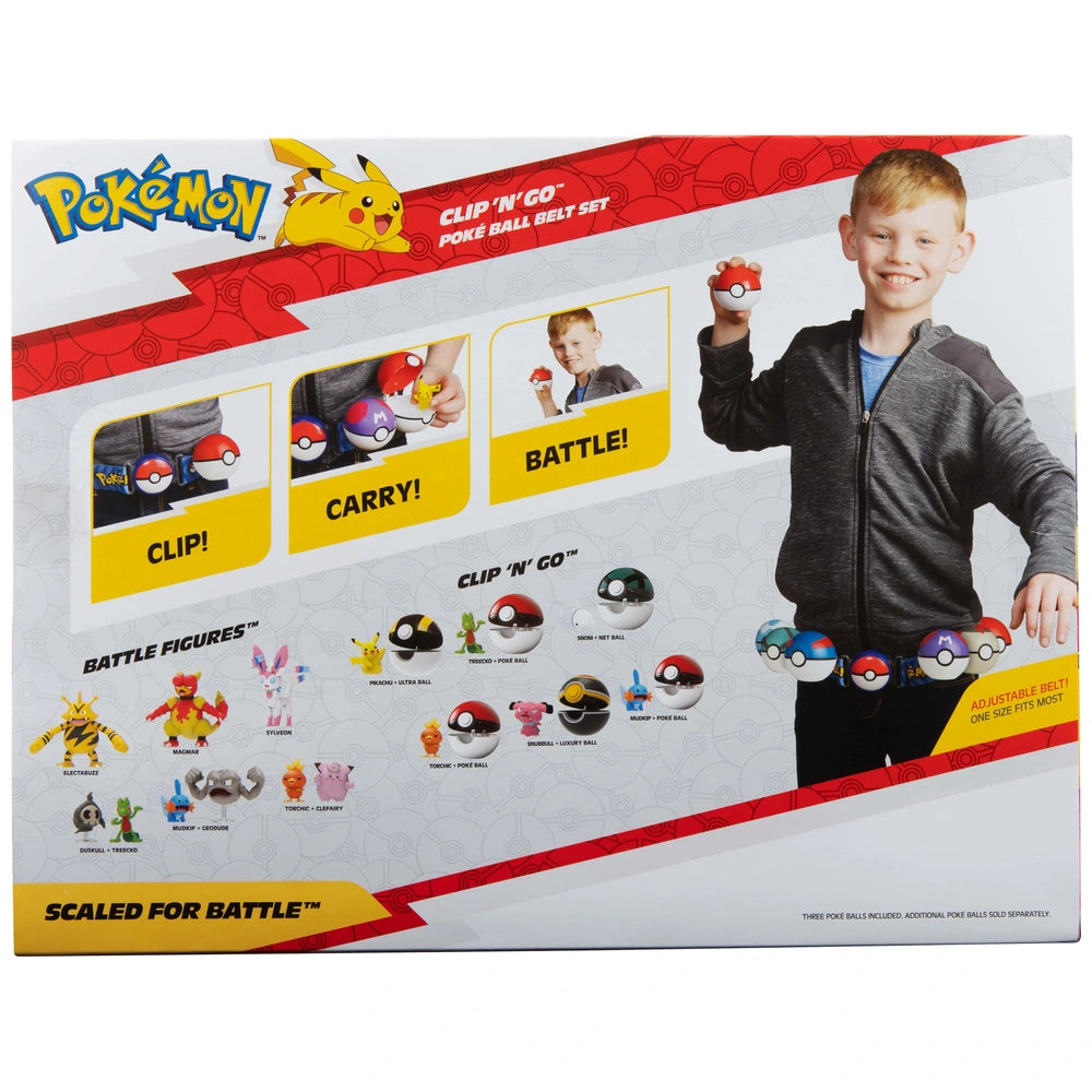 Pokémon Clip 'N' Go Belt 5Cm Scorbunny And 5Cm Pikachu Set