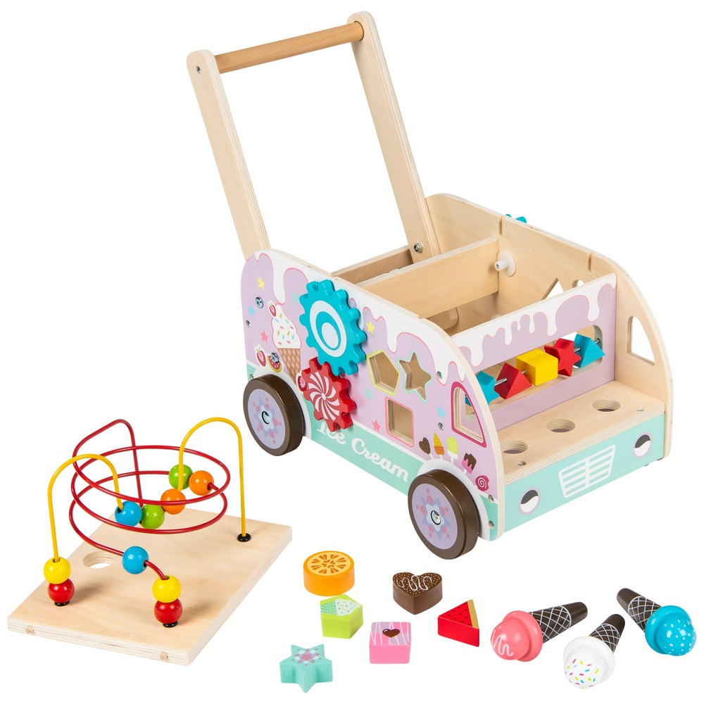 Squirrel Play Wooden Ice Cream Wagon
