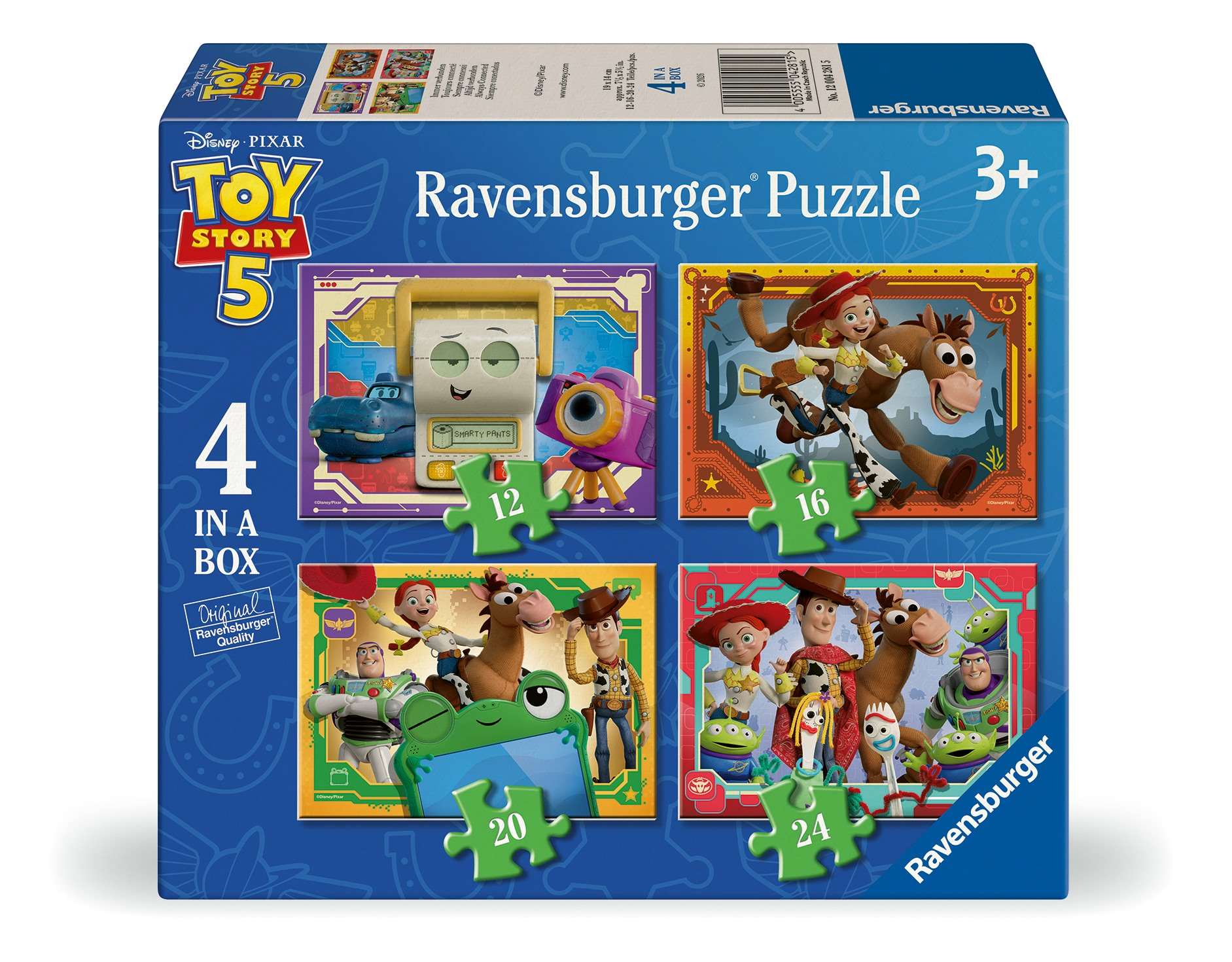 Ravensburger Toy Story 5, 4 In A Box (12, 16, 20, 24 Piece) Jigsaw Puzzles - Always Connected