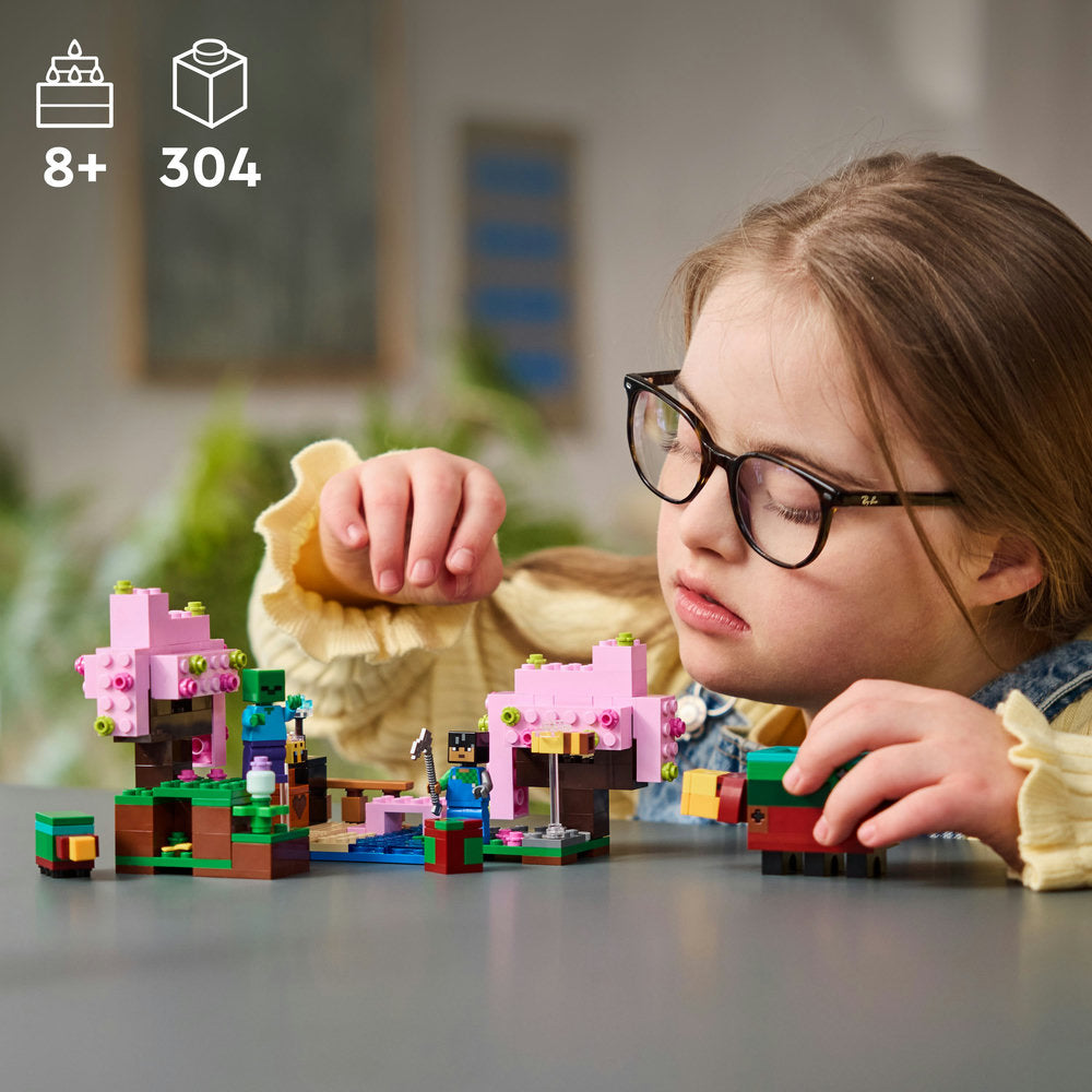 Lego® Minecraft® The Cherry Blossom Garden Toy 21260