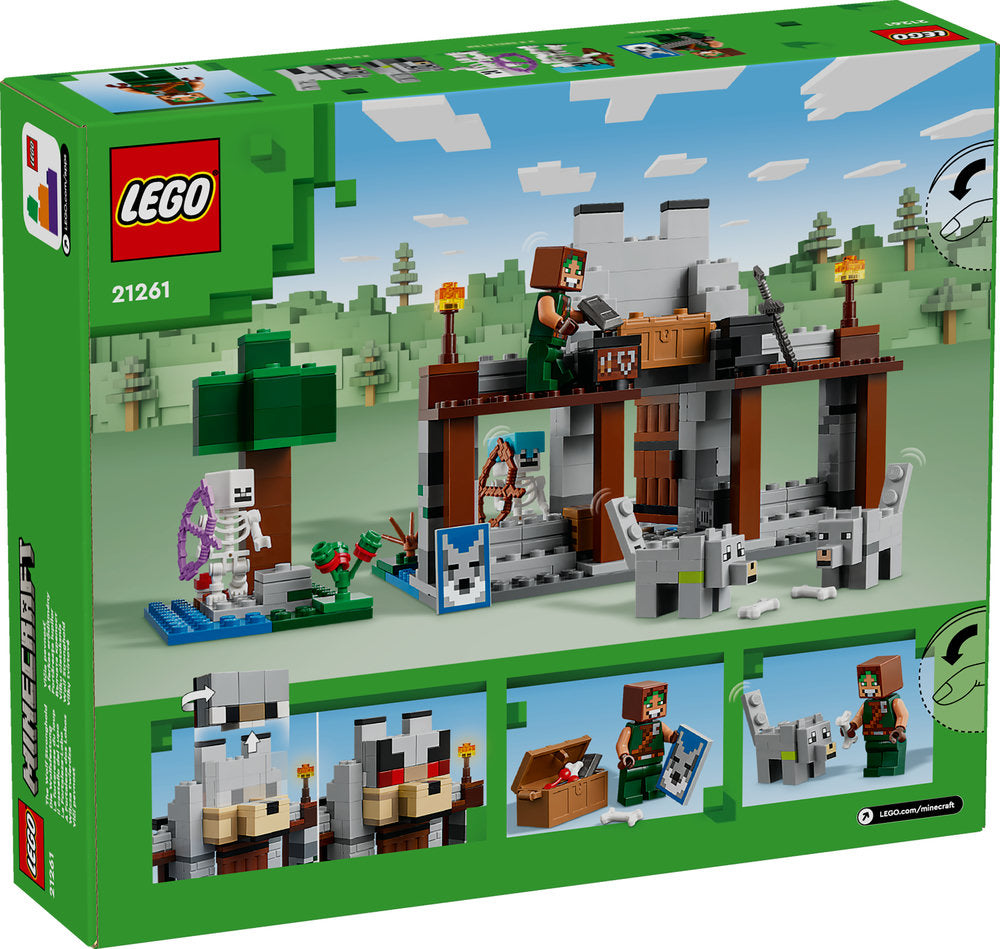 Lego® Minecraft® The Wolf Stronghold Fortress Playset 21261