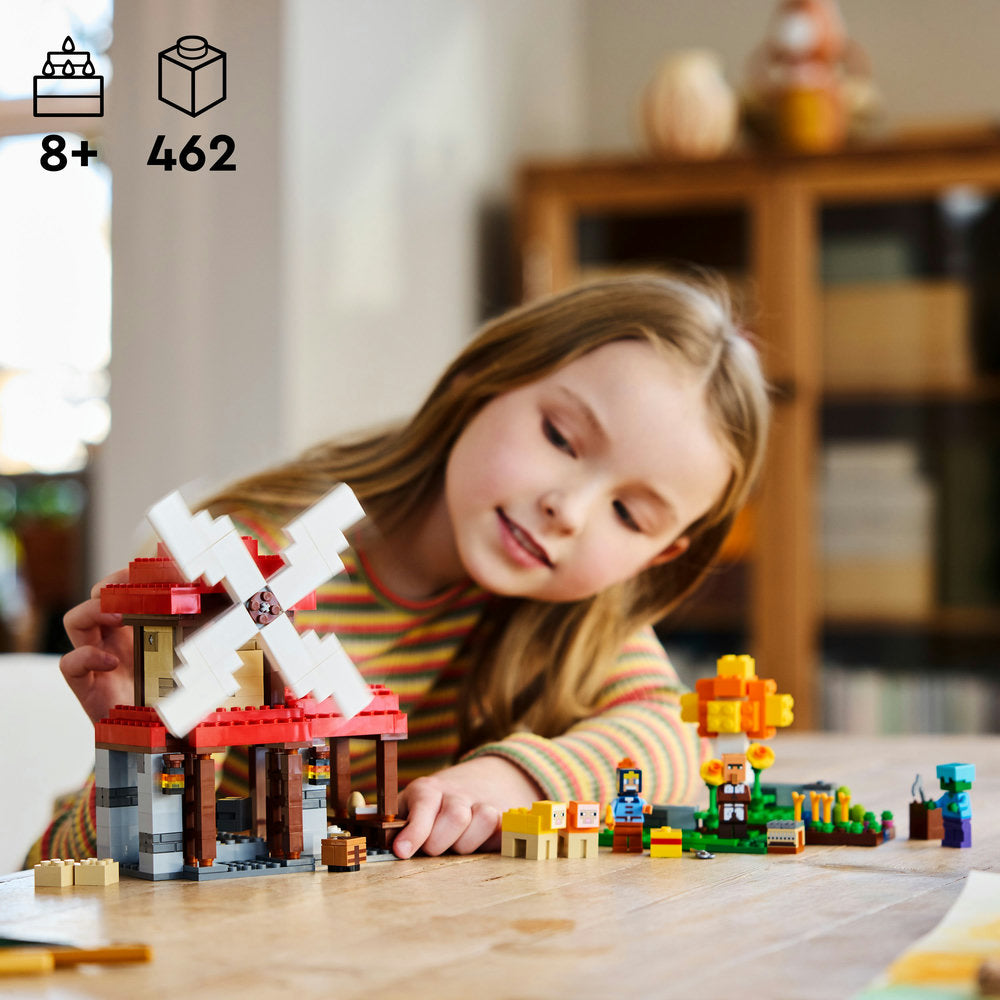 Lego Minecraft 21262 World The Windmill Farm Set