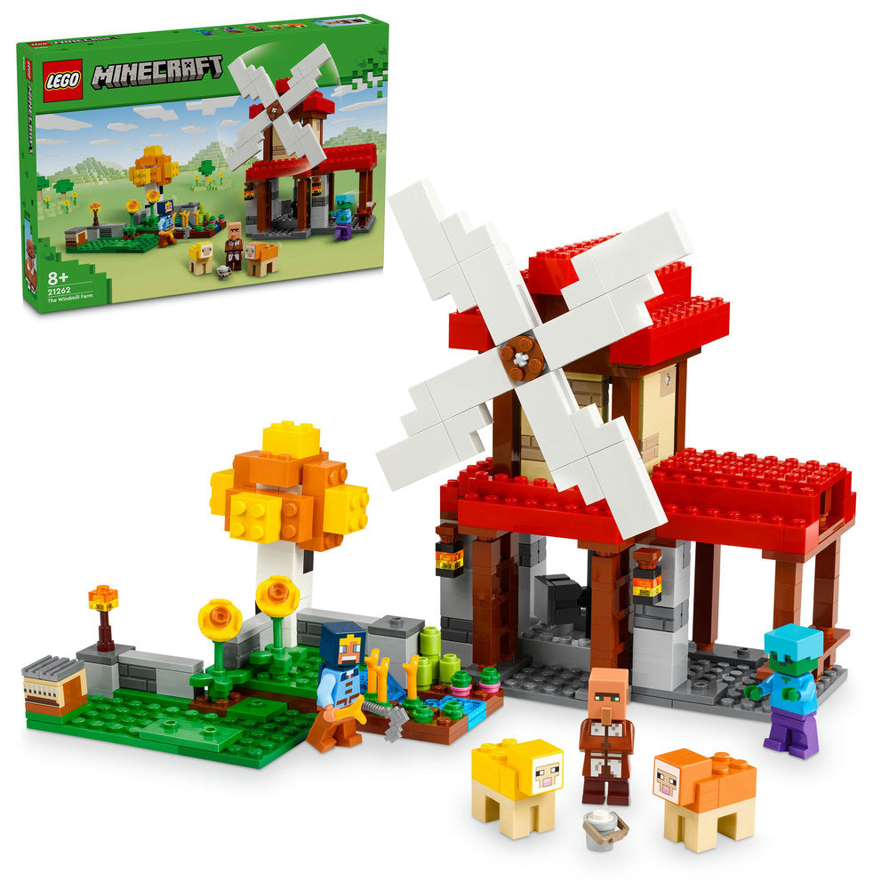 Lego Minecraft 21262 World The Windmill Farm Set