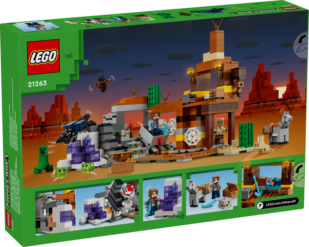 Lego® Minecraft® The Badlands Mineshaft Video-Game Toy 21263