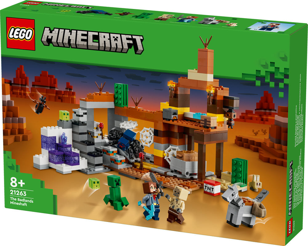 Lego® Minecraft® The Badlands Mineshaft Video-Game Toy 21263