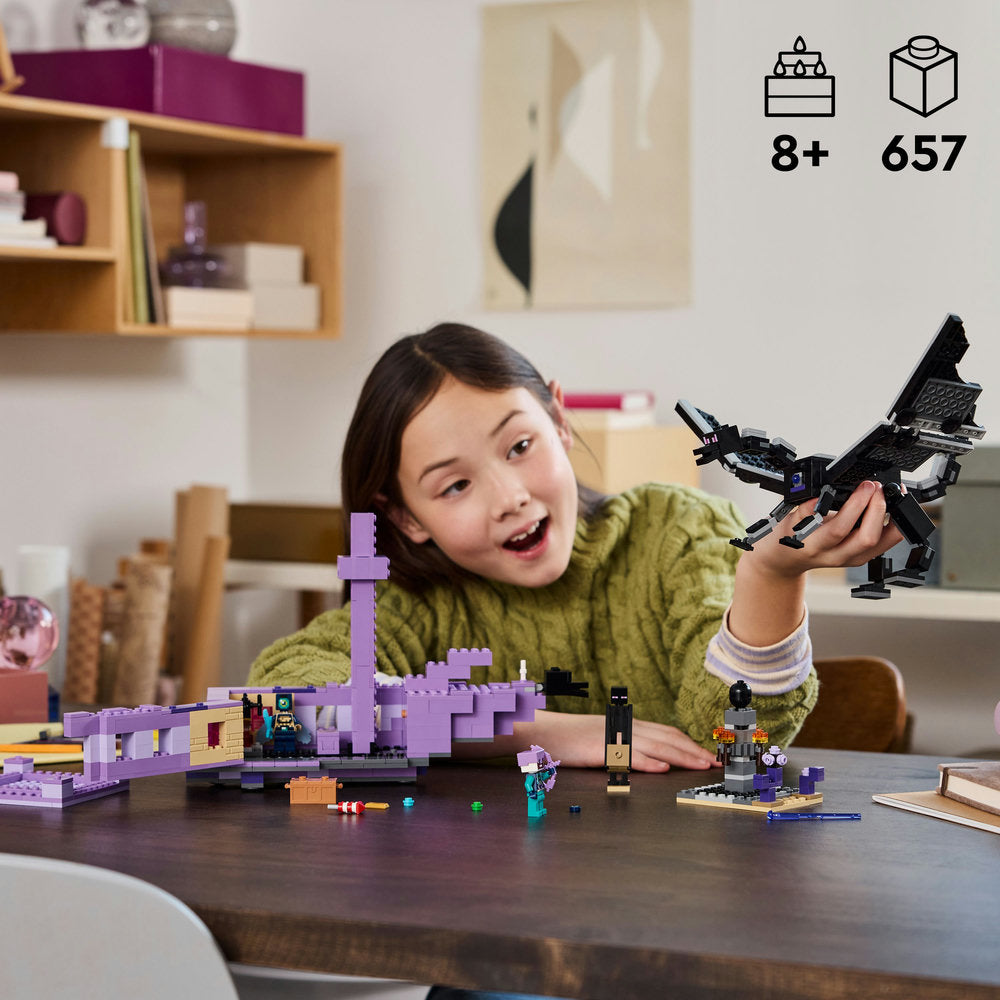 Lego® Minecraft® The Ender Dragon And End Ship Toy 21264