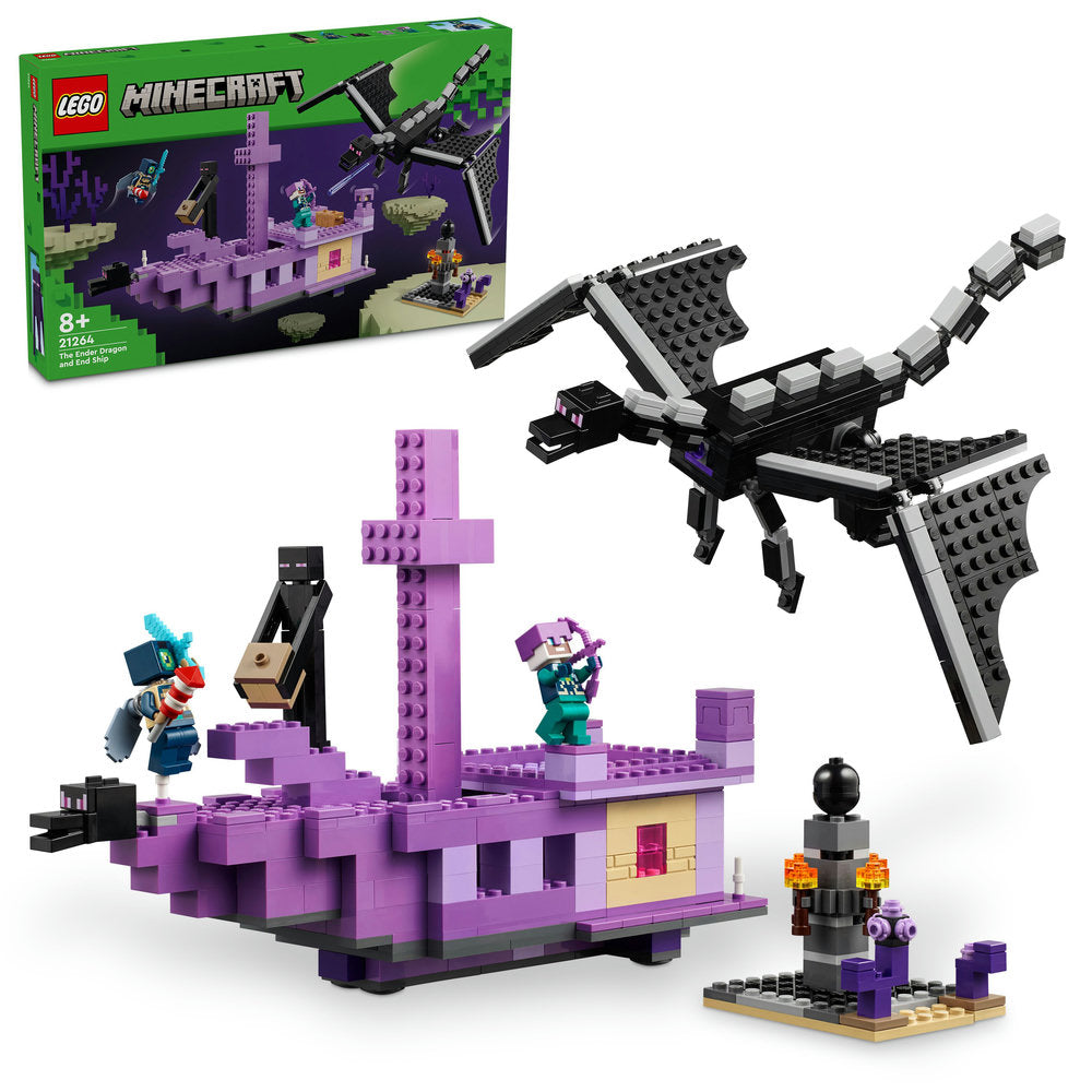 Lego® Minecraft® The Ender Dragon And End Ship Toy 21264