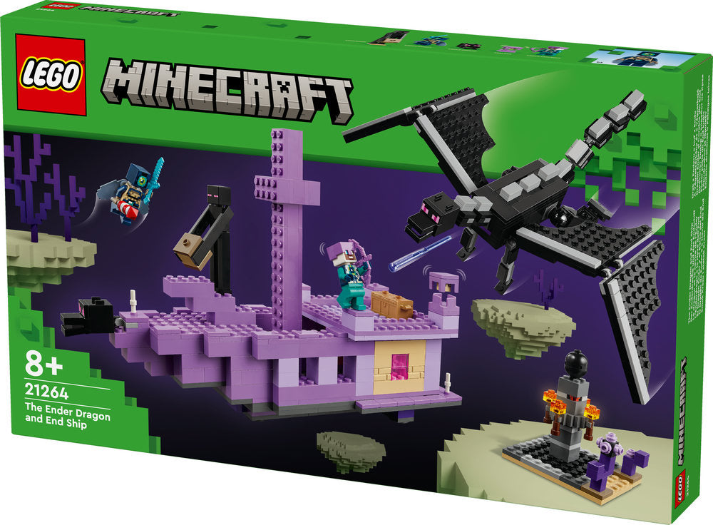 Lego® Minecraft® The Ender Dragon And End Ship Toy 21264