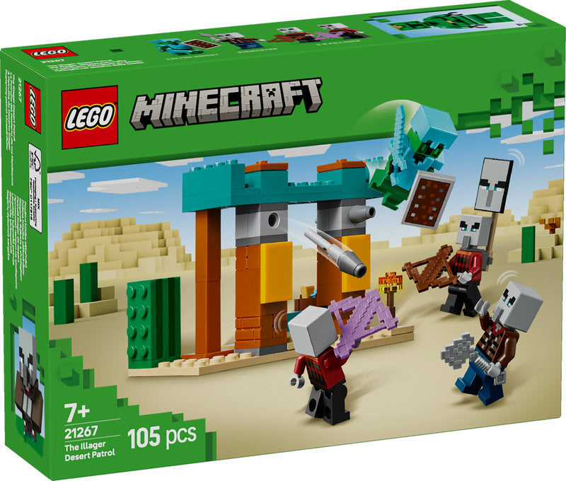 Lego® Minecraft® The Illager Desert Patrol 21267