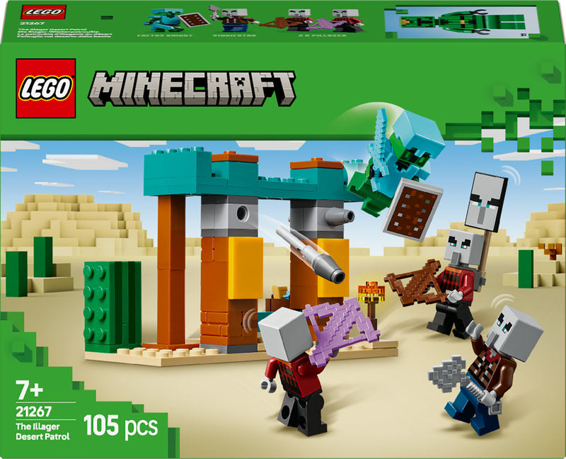 Lego® Minecraft® The Illager Desert Patrol 21267