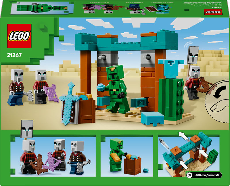 Lego® Minecraft® The Illager Desert Patrol 21267