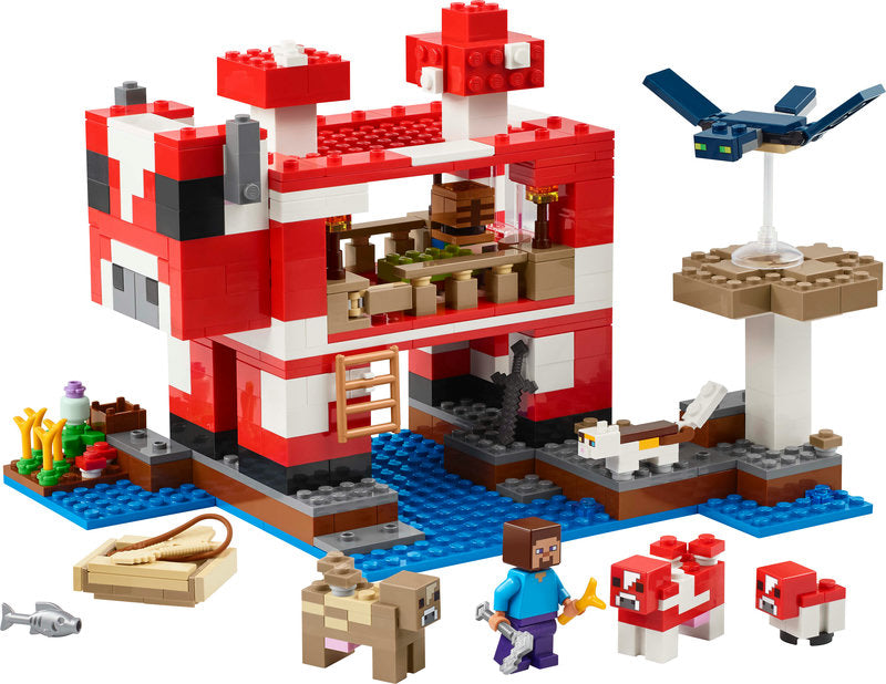 Lego® Minecraft® The Mooshroom House Island 21270
