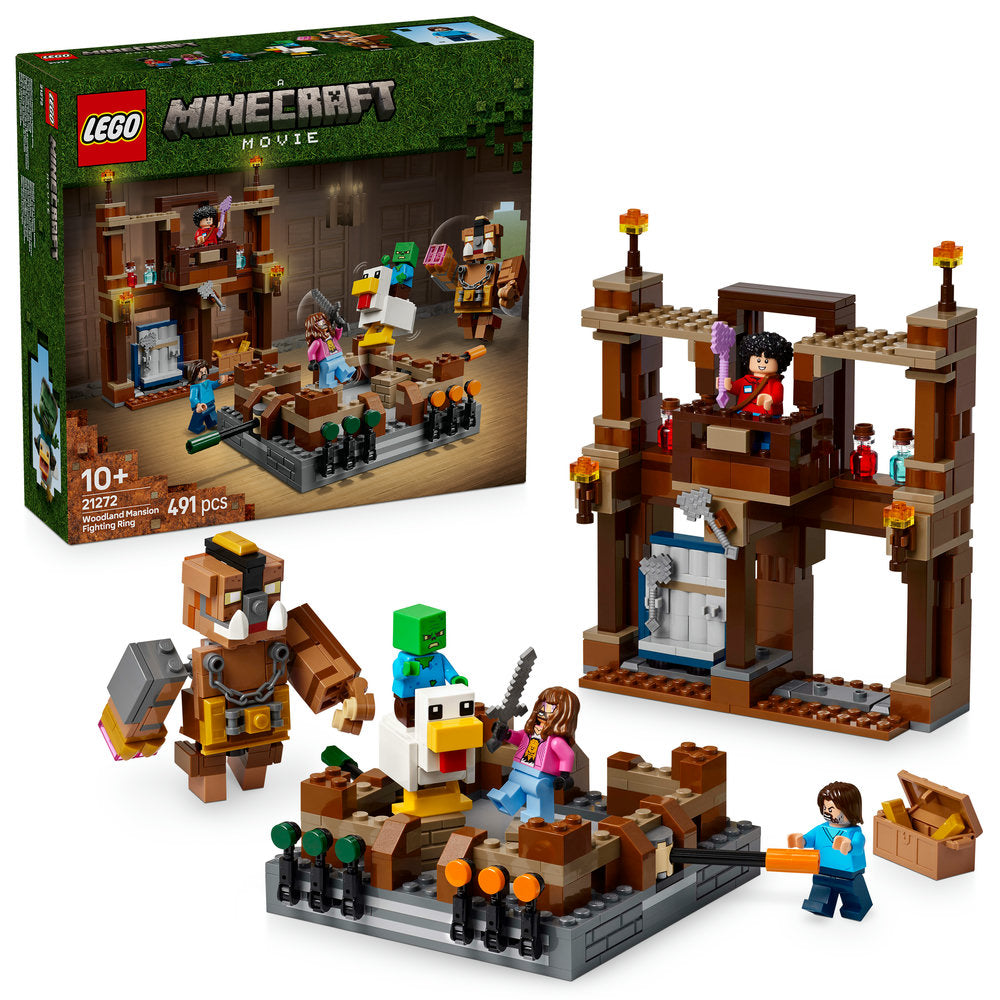 Lego Minecraft Woodland Mansion Fighting Ring 21272