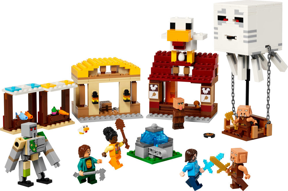 Lego Minecraft The Ghast Balloon Village Attack 21273