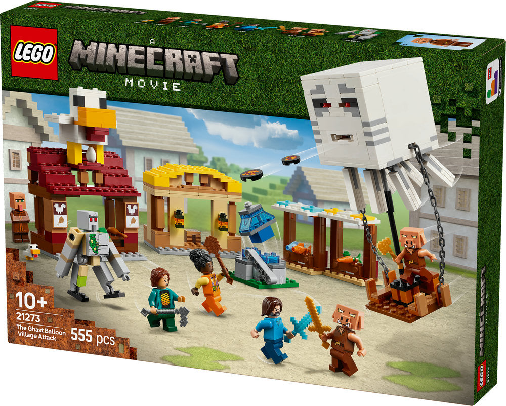 Lego Minecraft The Ghast Balloon Village Attack 21273
