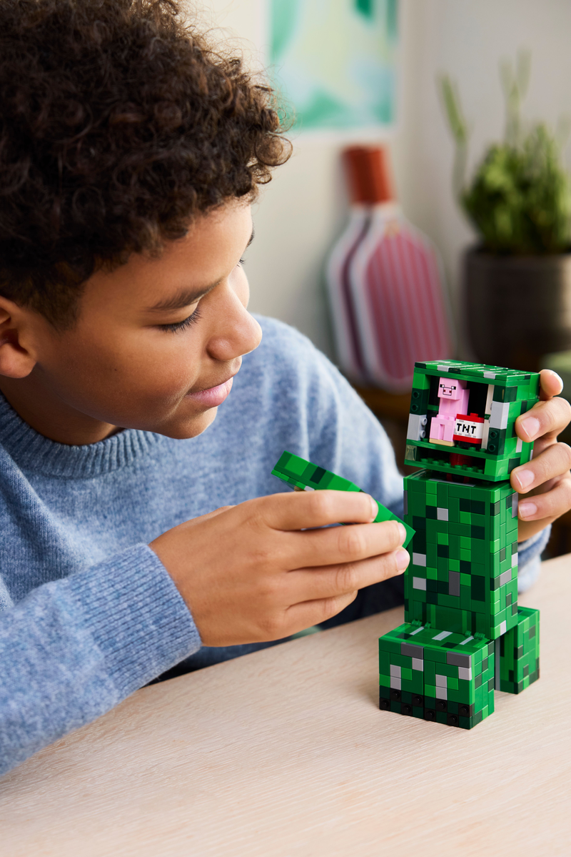 Lego® Minecraft® The Creeper™ Gamer Decor And Action Figure Building Toy 21276