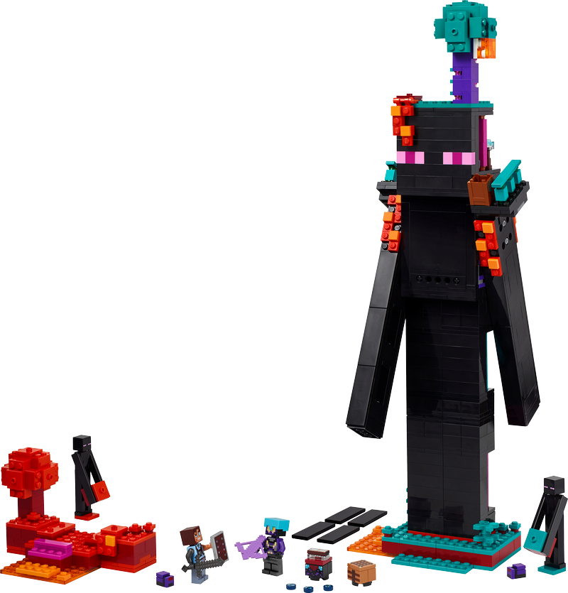 Lego® Minecraft® The Enderman Tower Toy For Kids, Gamer Gift 21279