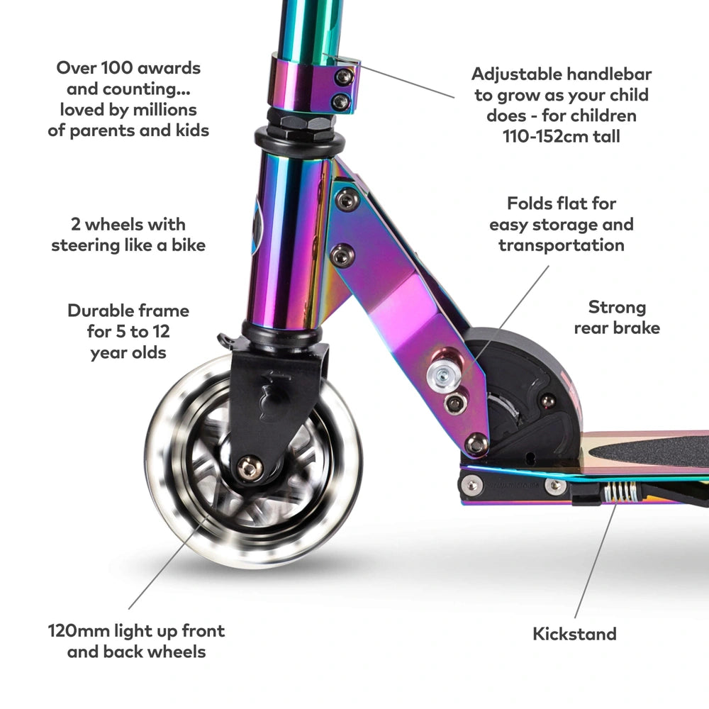 Micro Sprite Neochrome Led Scooter