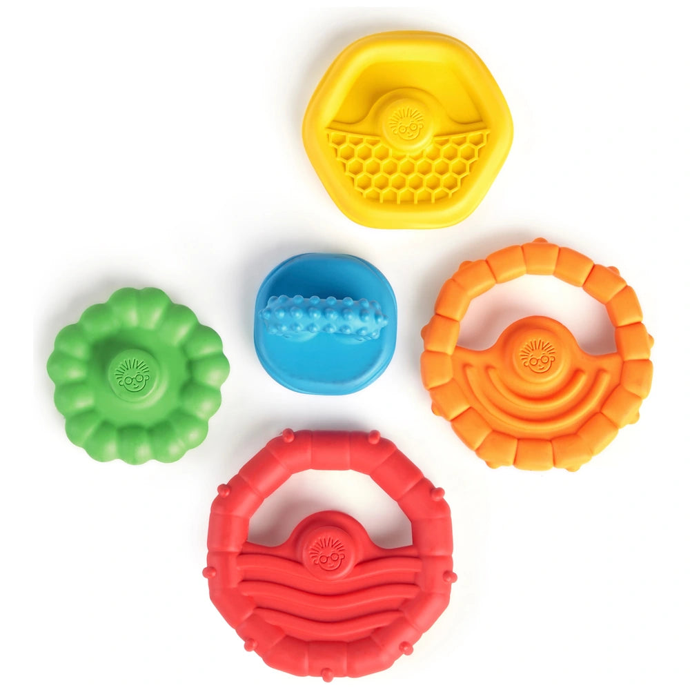 Baby Einstein Stack & Teethe Multi-Textured Teether Toy