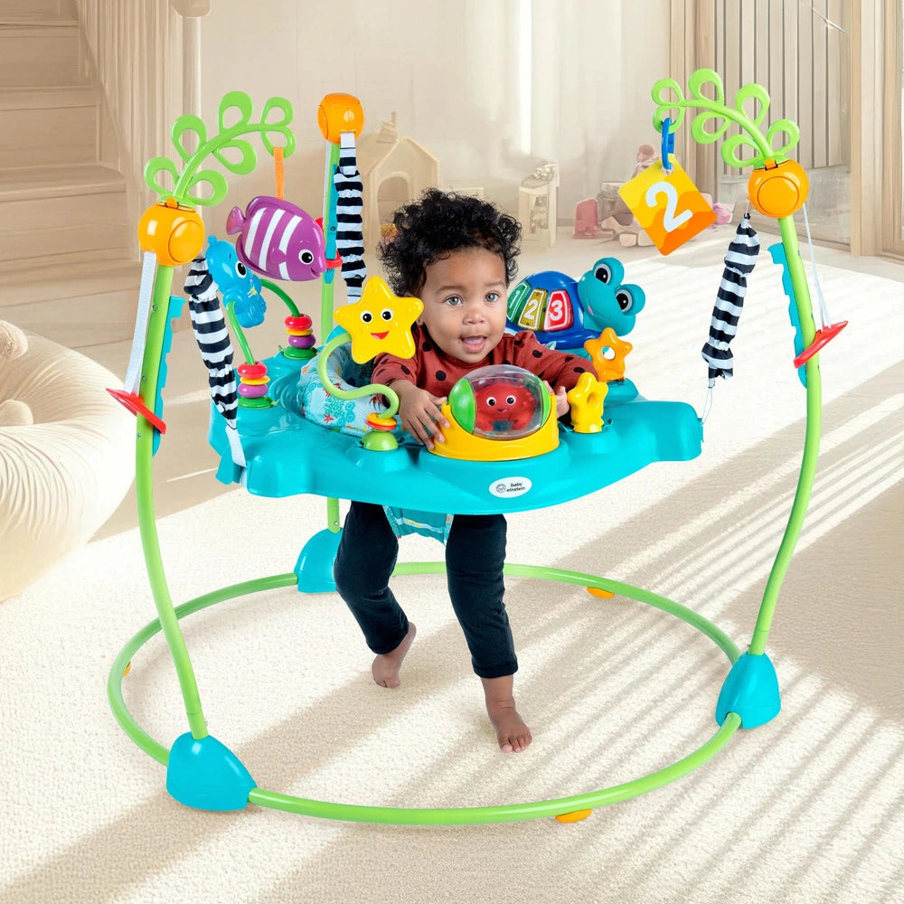 Baby Einstein Ocean Explorers Curiosity Cove 2-In-1 Activity Baby Jumper