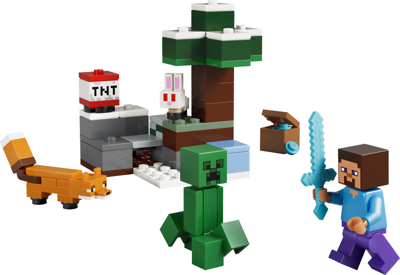 Lego® Minecraft® Steve’s Taiga Adventure Gamer Gift 21583