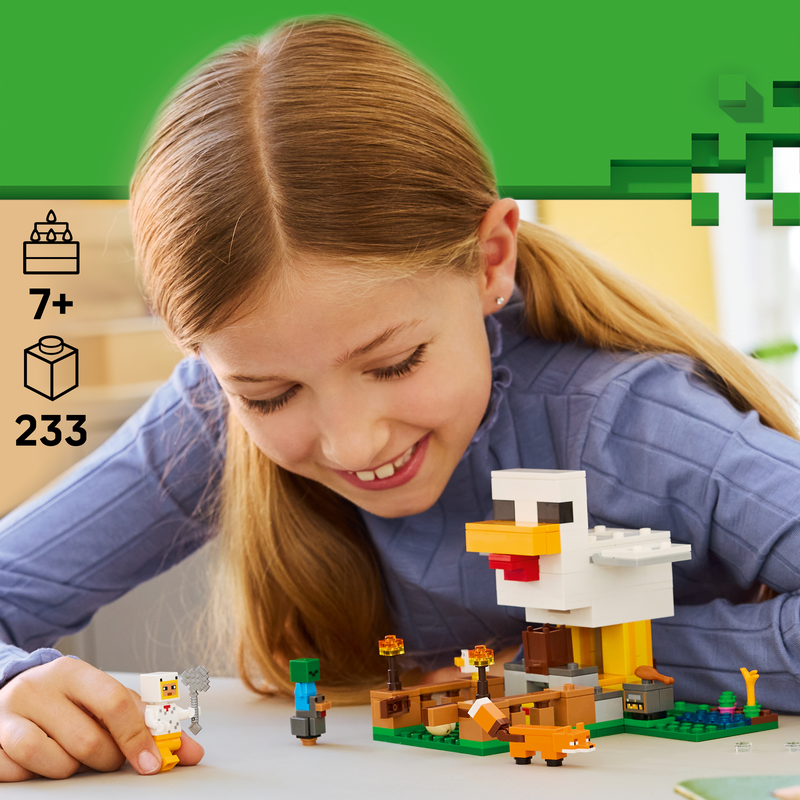 Lego® Minecraft® Chicken Farm 21585