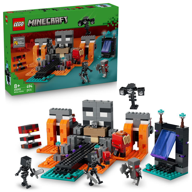 Lego® Minecraft® Wither Battle Pretend Play Gamer Gift 21590