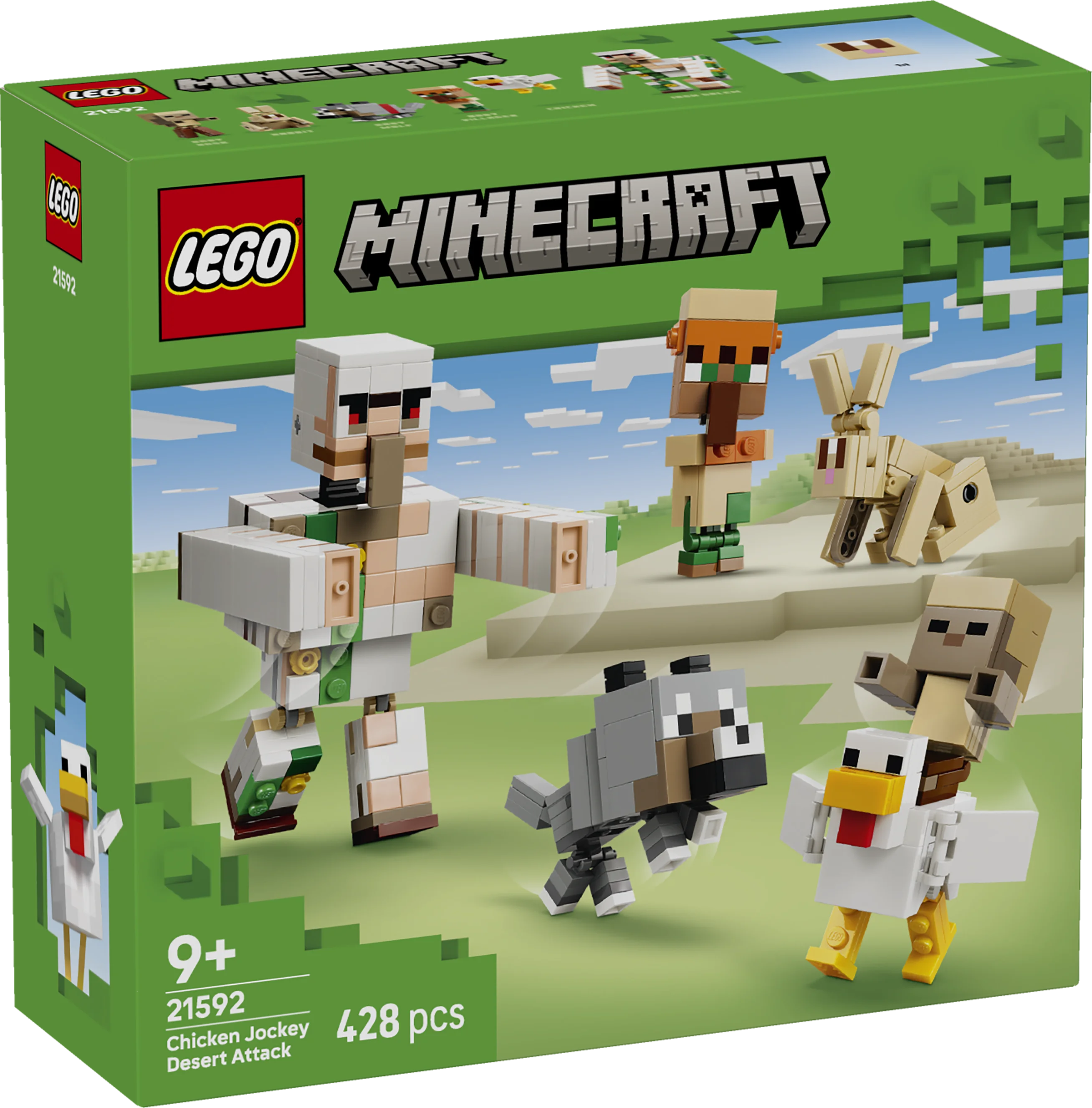 Lego Minecraft Chicken Jockey Desert Attack 21592