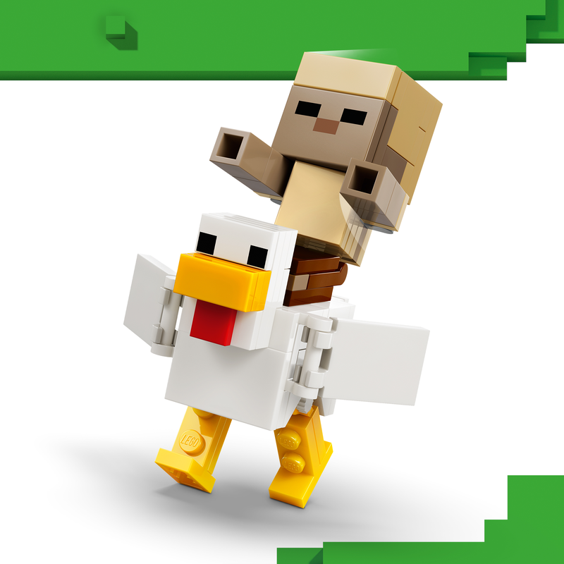 Lego Minecraft Chicken Jockey Desert Attack 21592