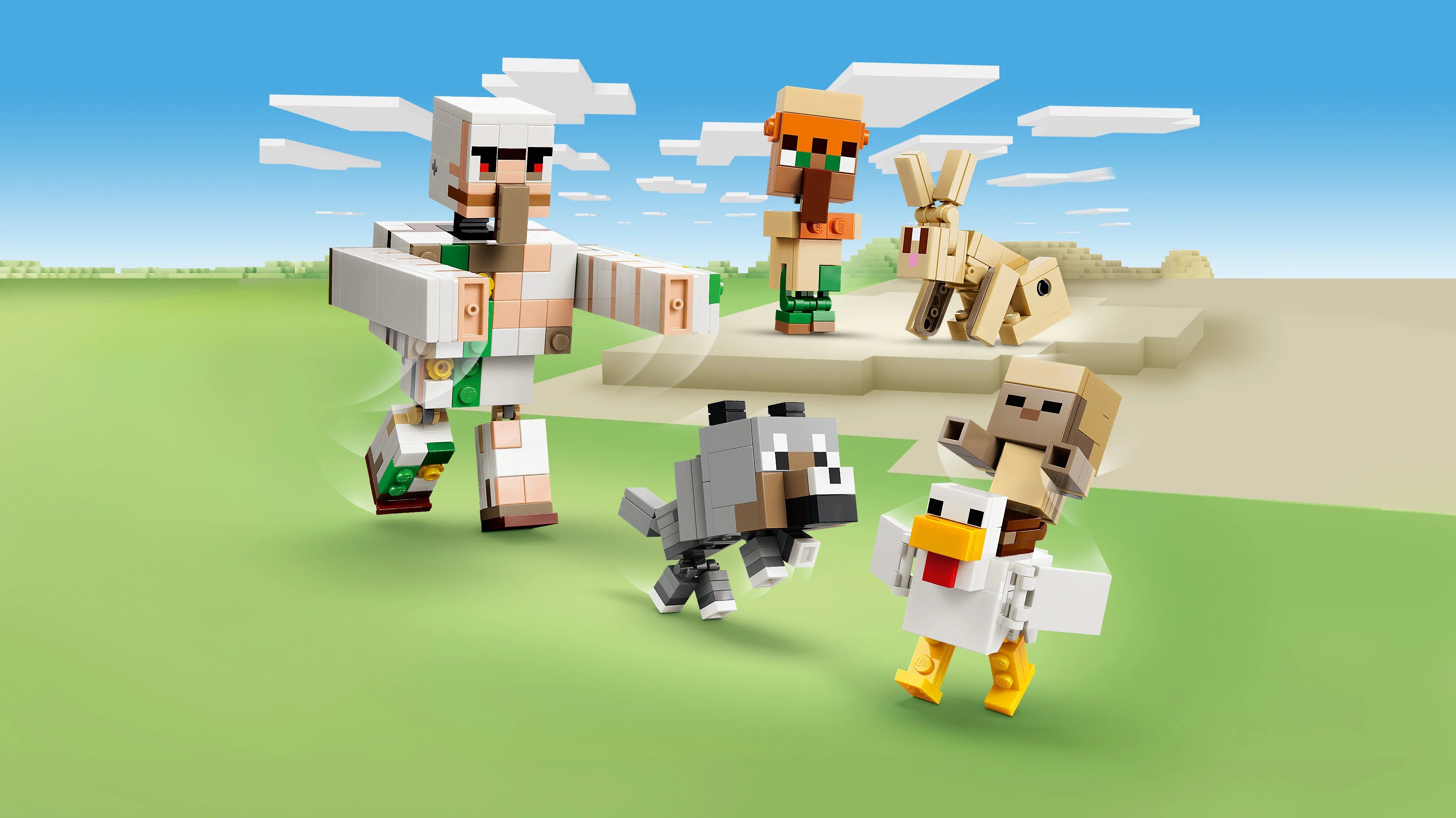Lego Minecraft Chicken Jockey Desert Attack 21592
